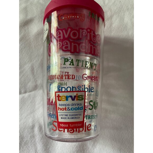 Tervis Hallmark Grandma 16oz Insulated Tumbler With Pink Lid Mother's Day - Picture 6 of 8